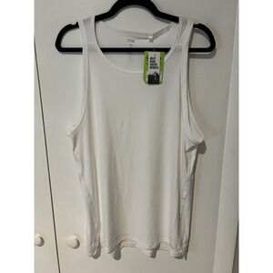 NWT DSG Men's Tank Top Pure White Size M‎ Running Training Gymwear Activewear